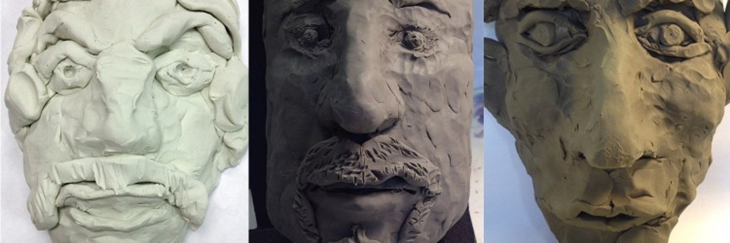 25. Clay Face Sculpture- Foundations B